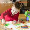 Shuttle Art 720 Crayon Bulk Class Pack Bundle – 720 Count 18 Assorted Colors with 40 Crayons per Color + 30 Pack 12 Colors Watercolor Paint Set Bulk