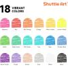 Shuttle Art 720 Crayon Bulk Class Pack Bundle – 720 Count 18 Assorted Colors with 40 Crayons per Color + 30 Pack 12 Colors Watercolor Paint Set Bulk