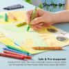 Shuttle Art 720 Crayon Bulk Class Pack Bundle – 720 Count 18 Assorted Colors with 40 Crayons per Color + 30 Pack 12 Colors Watercolor Paint Set Bulk