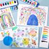 Shuttle Art 8 Colors Watercolor Paint Set Bundle – 40 Pack 8 Colors Watercolor Paint Set Bulk + 312 Pack 12 Assorted Colors Super Tips Markers