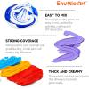 Shuttle Art Acrylic Paint and Paint Organizer Bundle, 36 Colors Acrylic Paint Set with 12 Paint Brushes (2oz/60ml) and 7-Layer Clear Storage Organizer