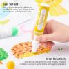 Shuttle Art Dot Markers, 14 Colors Bingo Daubers with 135 Unique Patterns Tempera Paint Sticks, 32 Colors Solid Tempera Paint for Kids