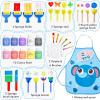 Shuttle Art Dot Markers Bundle, Set of 10 Colors Dot Markers + 33 Pack Finger Paint