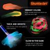 Shuttle Art Fabric Paint and Acrylic Paint Bundle, 18 Rrgular Colors Fabric Paint and 12 Glow in The Dark Acrylic Paint in Bottle (60ml/2oz) for Artists
