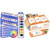 Shuttle Art 8 Colors Watercolor Paint Set Bundle – 24 Pack 8 Colors Watercolor Paint Set Bulk + 360 PCS Colored Pencils Bulk