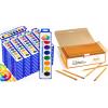 Shuttle Art 8 Colors Watercolor Paint Set Bundle – 60 Pack 8 Colors Watercolor Paint Set Bulk + 350 Pack #2 HB wood-cased yellow pencils with Erasers