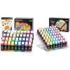 Shuttle Art Acrylic Paint and Paint Organizer Bundle, 36 Colors Acrylic Paint Set with 12 Paint Brushes (2oz/60ml) and 7-Layer Clear Storage Organizer