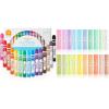 Shuttle Art Dot Markers, 15 Colors Washable Markers Tempera Paint Sticks, 20 Pastel Colors