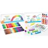Shuttle Art Tempera Paint Sticks Bundle, Set of 30 Colors Tempera Paint Sticks + 10 Colors Dot Markers
