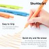 Shuttle Art Retractable Highlighters Assorted Colors, 12 Colors(6 Pastel & 6 Neon)Chisel Tip Fluorescent Markers, Quick-Dry Aesthetic Highlighter Pens for Kids Teens Adults, Perfect for School Office