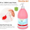 Shuttle Art 14 Colors Washable Paint for Kids, 16 oz Bulk Tempera Paint with Pump, Non-Toxic Kids Washable Paint for Art and Crafts, Home & School Must Haves(6 Colors)