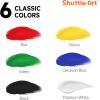 Shuttle Art 14 Colors Washable Paint for Kids, 16 oz Bulk Tempera Paint with Pump, Non-Toxic Kids Washable Paint for Art and Crafts, Home & School Must Haves(6 Colors)