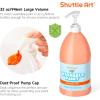 Shuttle Art 15 Colors Washable Paint for Kids, 32 oz Bulk Tempera Paint with Pump, Non-Toxic Kids Washable Paint for Art and Crafts, School & Home Must Haves