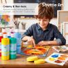 Shuttle Art 20 Colors Washable Paint for Kids, 8.45 oz Bulk Tempera Paint, Non-Toxic Kids Washable Paint for Art and Crafts, School & Home Must Haves(20 Colors)