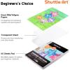 Shuttle Art Marker Pad, 8.9”x8.3” Portable Sketchbook, 40 Sheets Marker Drawing Paper, 110LB/180GSM Smooth Surface Bleedproof Art Paper, Spiral-Bound, Great for Beginners to Draw, Paint & Sketch(11.69×8.27 inch)