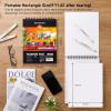 Shuttle Art Marker Pad, 8.9”x8.3” Portable Sketchbook, 40 Sheets Marker Drawing Paper, 110LB/180GSM Smooth Surface Bleedproof Art Paper, Spiral-Bound, Great for Beginners to Draw, Paint & Sketch(12×9 inch)