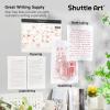 Shuttle Art Gel Pens and Refills Bundle, 20 Red Retractable Gel Pens and 30 Pack Red Retractable Gel Pen Refills 0.7mm Fine Point for Writing Journaling Taking Notes School Office Home