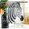 Shuttle Art Black Acrylic Paint, 69oz/2040ml Large Capacity Pump Bottle with Cover, High Coverage True Black, Fast Drying Non-Toxic Art Paint for Artists, Students, Kids & DIY Crafts