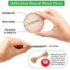 Shuttle Art Wood Slices Bundle, Unfinished Natural Wood Slices Kit with Acrylic Paint, Markers, Jute Twine, DIY Crafting Art Supplies for Kids, Adults & Artists, Hobby Painters & Beginners