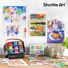 Shuttle Art Brush Tip Alcohol Markers, Dual Tip Brush & Fine Tip Art Marker Set, 24 Colors Marker Pens with Case Perfect for Illustration Kids Students Adults Coloring Sketching(89 Colors)