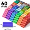 Shuttle Art Polymer Clay Kit, 60 Colors, Soft Oven Clay Kit + Shuttle Art 48 Colors Gel Crayons for Toddlers